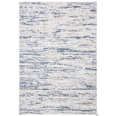 Safavieh 2 ft. 2 in. x 16 ft. Amelia 700 Contemporary Rectangle Rug, Ivory & Blue ALA768A-216